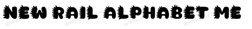 New Rail Alphabet Me字体转换